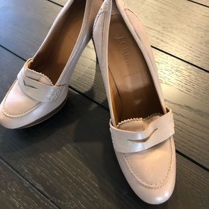 J. Crew, Leather, High-heel,  Loafer, Size 7